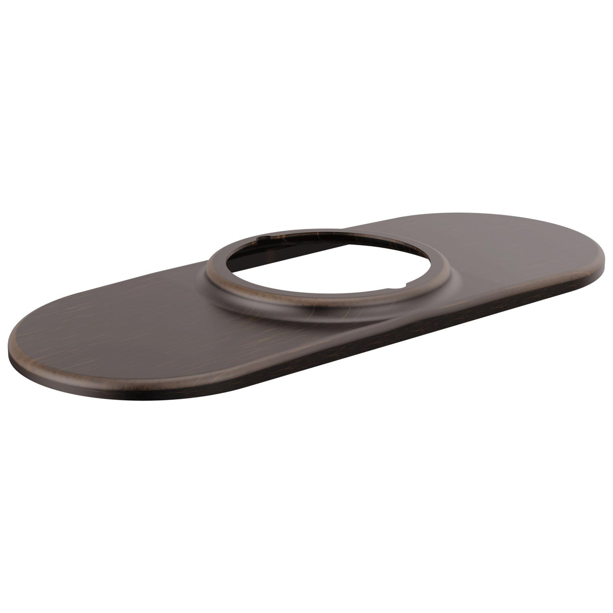 1-Hole Faucet Escutcheon - Venetian Bronze - Zinc