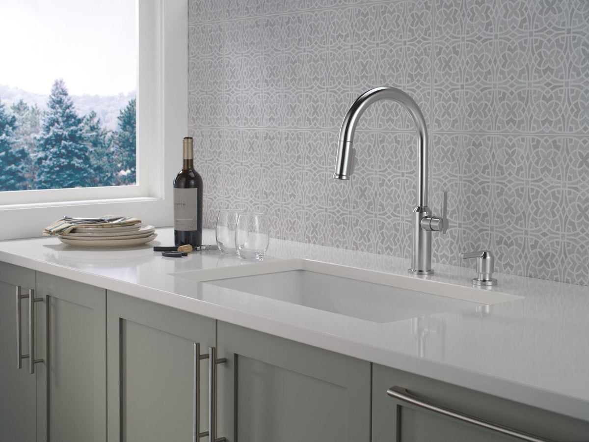 Metal Soap Dispenser - Arctic Stainless - Zinc