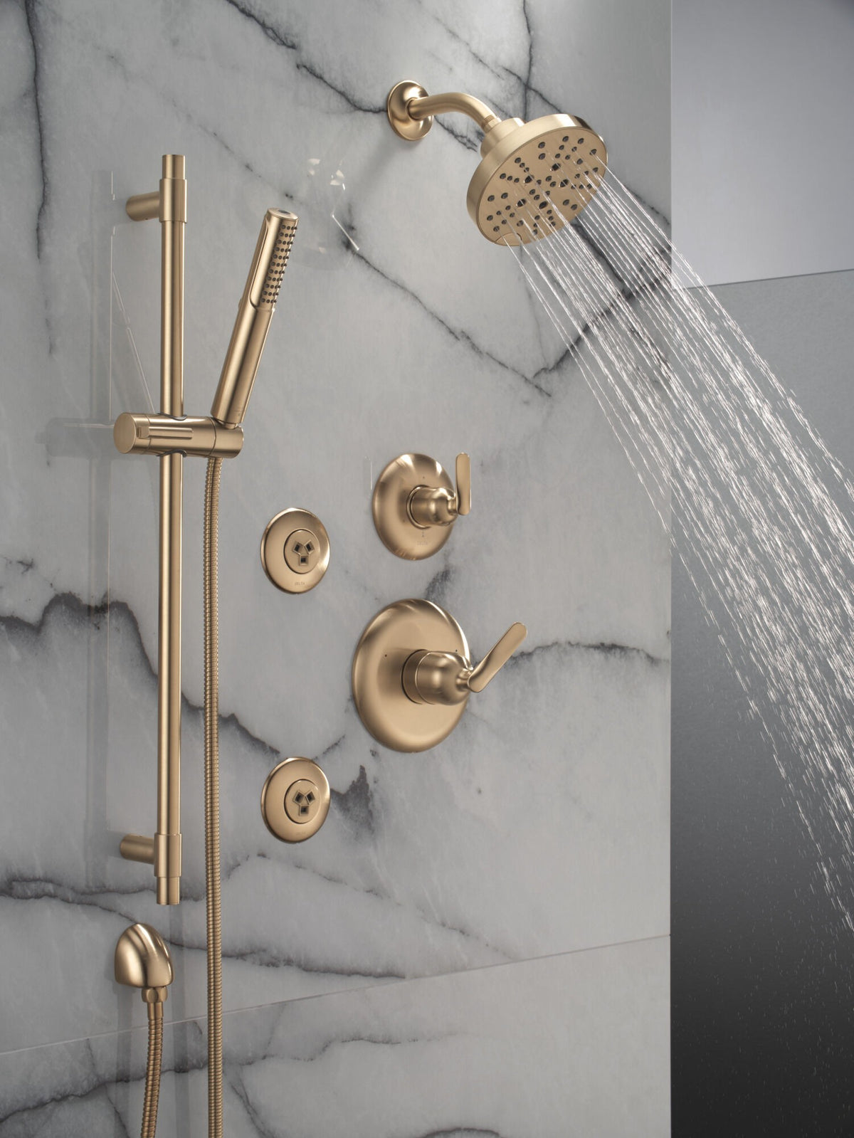 DELTA® T14245-CZ-PR 14 Series Shower Trim, 1.75 gpm Shower, Lumicoat® Champagne Bronze