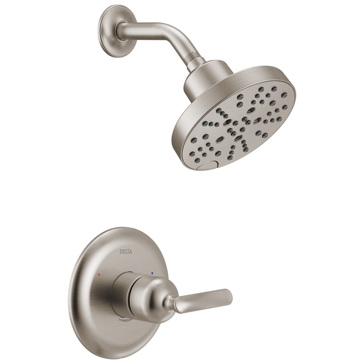 DELTA® T14245-SS-PR 14 Series Shower Trim, 1.75 gpm Shower, Lumicoat® Stainless
