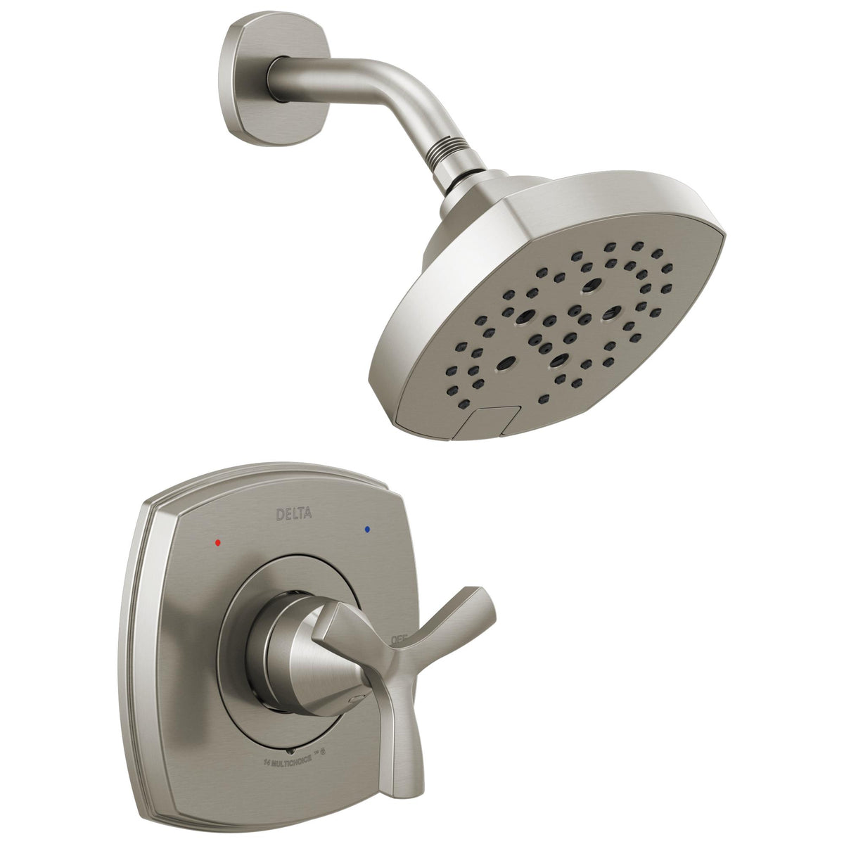 DELTA® T142766-SS-PR 14 Series Stryke® 1-Function Shower, 1.75 gpm Max Flow, Wall Mount