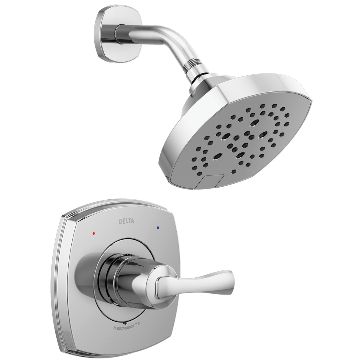 DELTA® T14276-PR 14 Series Stryke® 1-Function Shower, 1.75 gpm Max Flow, Wall Mount