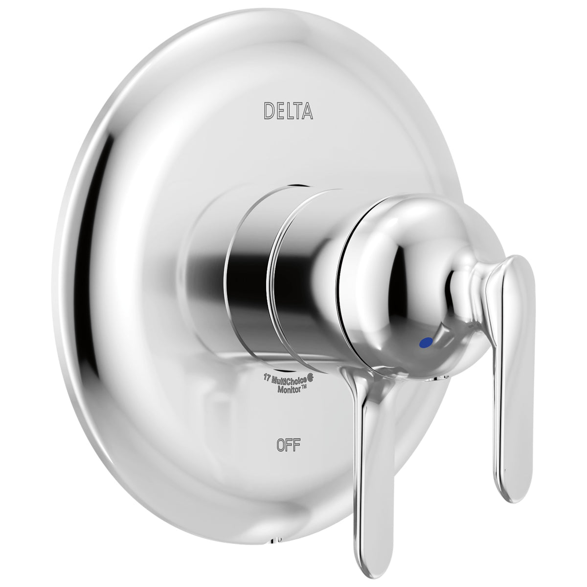 DELTA® T17045-PR 17 Series Valve Only Trim, 1.75 gpm Shower, Lumicoat® Chrome