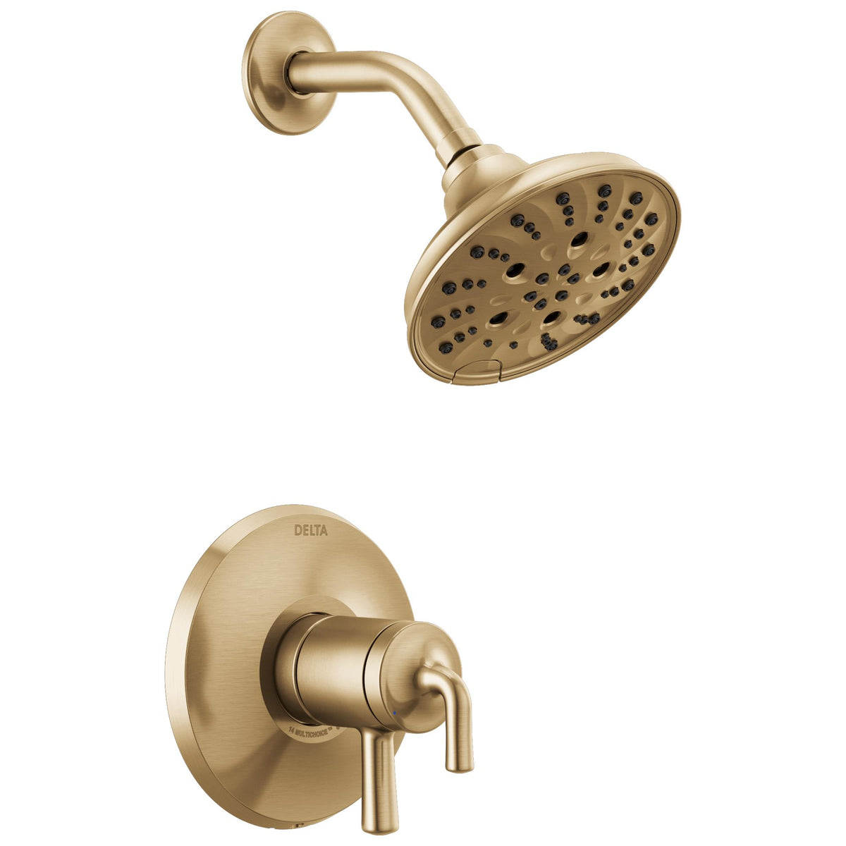 DELTA® T17233-CZ 17 Series Replaceable Shower Trim, 1.75 gpm Shower, Champagne Bronze