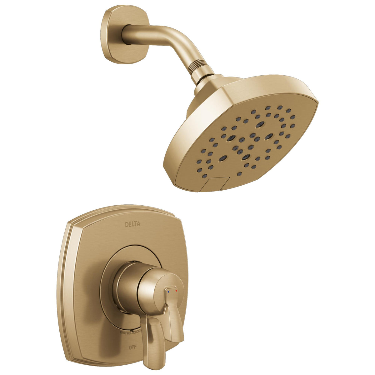 DELTA® T17276-CZ-PR 17 series Stryke® 1-Function Shower, 1.75 gpm Max Flow, Wall Mount