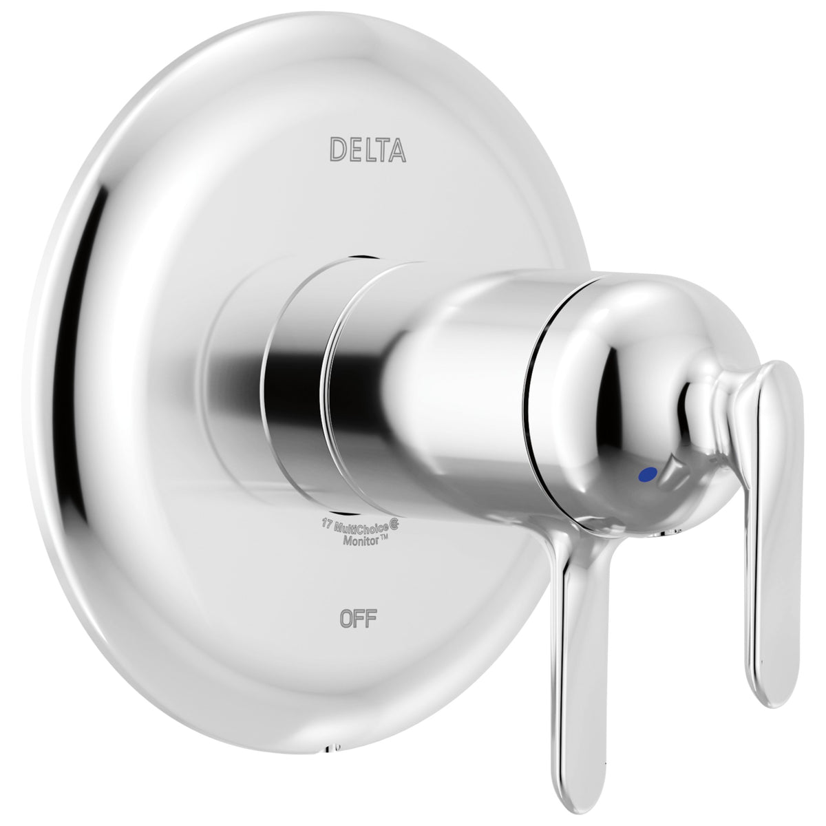 DELTA® T17T045-PR 17T Valve Only Trim, 1.75 gpm Shower, Lumicoat® Chrome