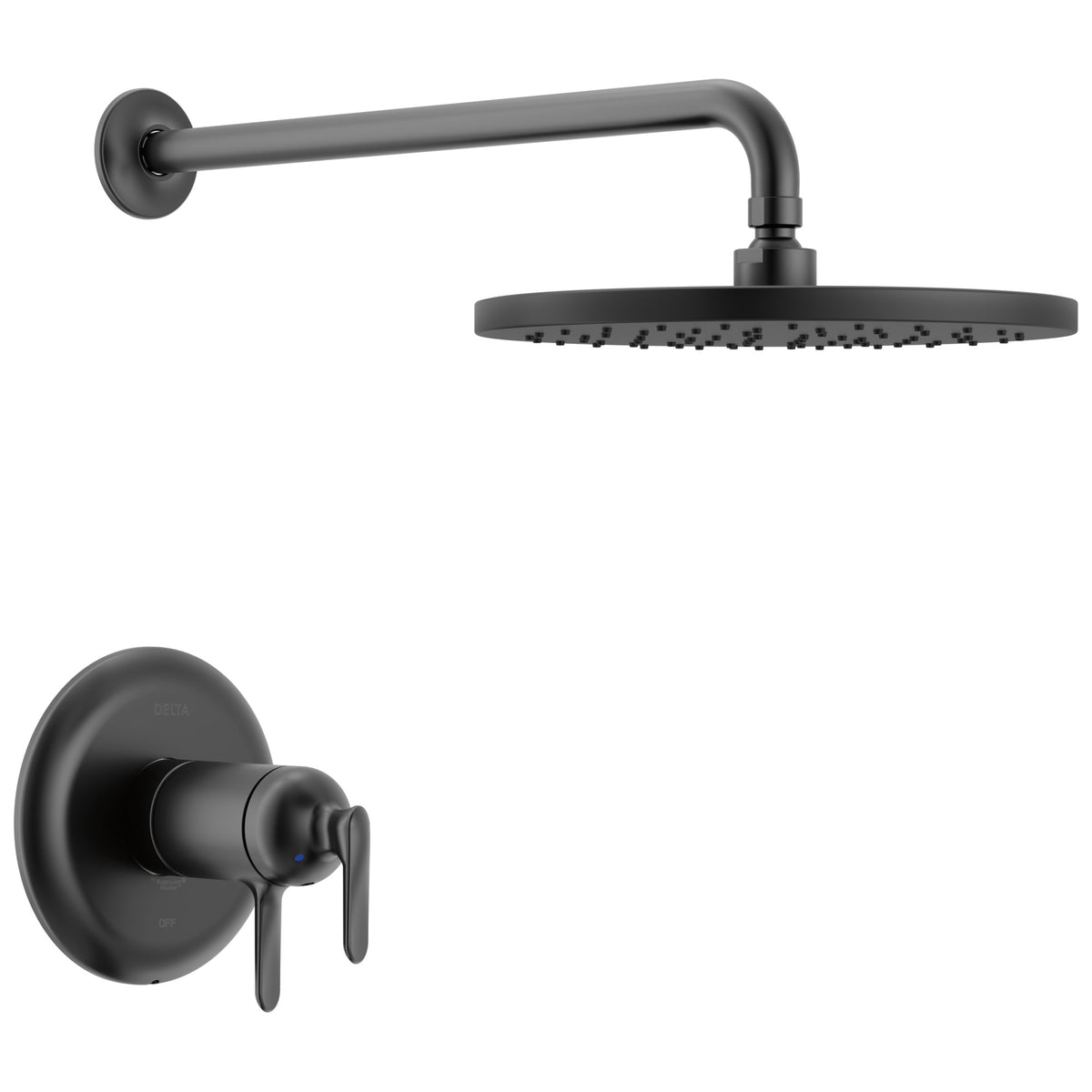 DELTA® T17T245-BL 17T Shower Trim, 1.75 gpm Shower, Matte Black
