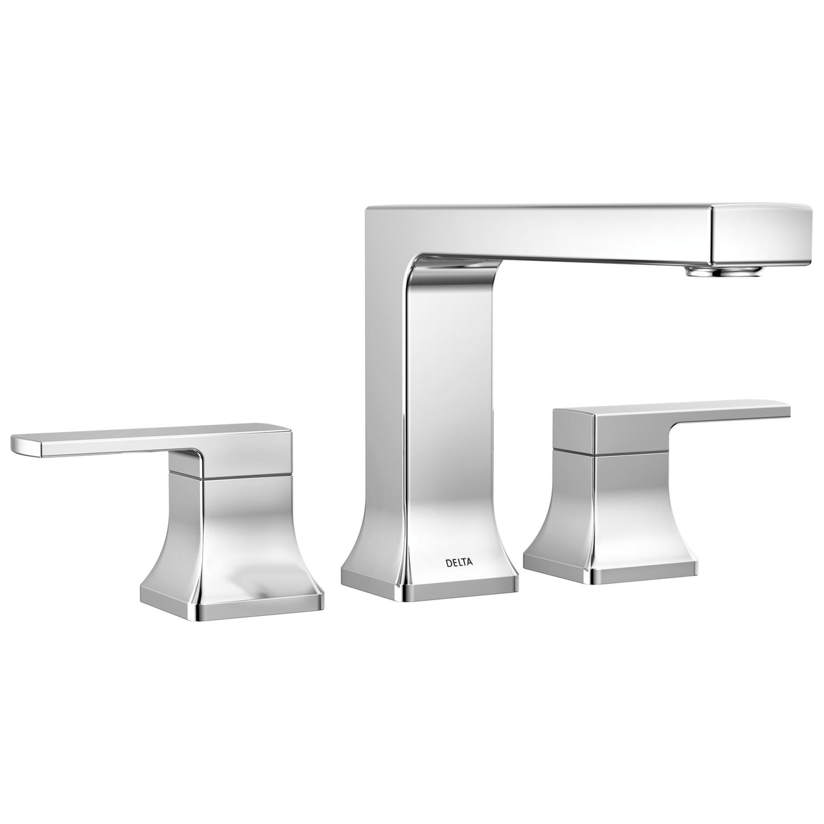 DELTA® T2737 Velum™ Rough-In Kit Roman Tub Trim, 10 to 16 in Center, Chrome, 2 Handles, Import