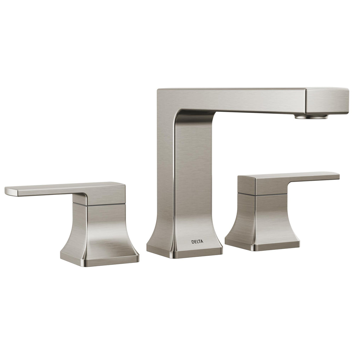 DELTA® T2737-SS Velum™ Rough-In Kit Roman Tub Trim, 10 to 16 in Center, Stainless, 2 Handles, Import