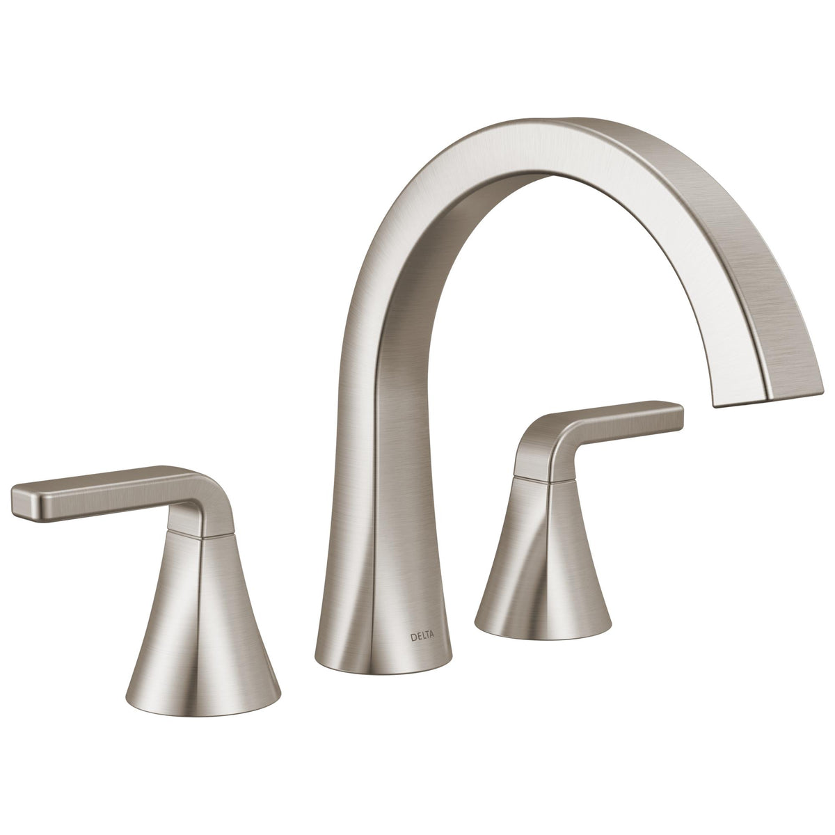 Lineax - Horizontal Roman Tub Trim - Stainless - Deck Mount
