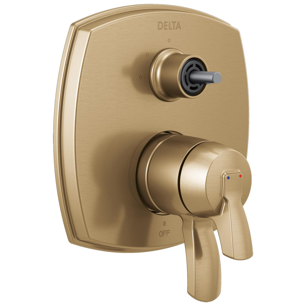 DELTA® T27876-CZ-PR-LHP 17 Series Diverter Trim, 5.8 gpm Valve, Champagne Bronze