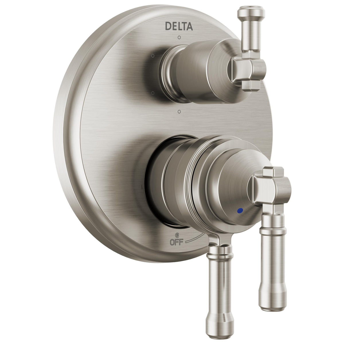 DELTA® T27984-SS-PR 17 Series 6-Setting Diverter Trim, 5.8 gpm Valve, Stainless