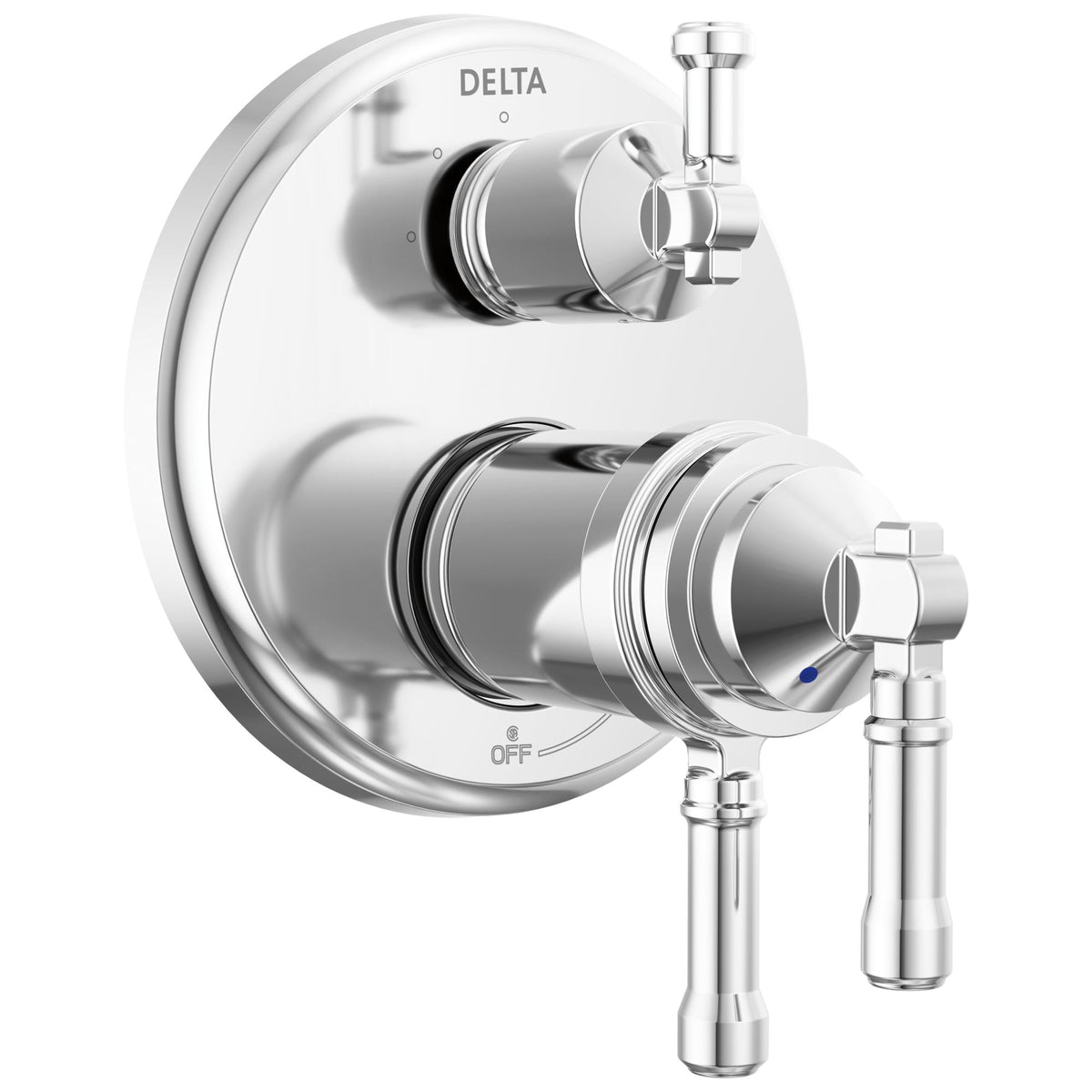 DELTA® T27T884-PR 3-Setting Diverter Trim, 7.2 gpm Valve, Chrome