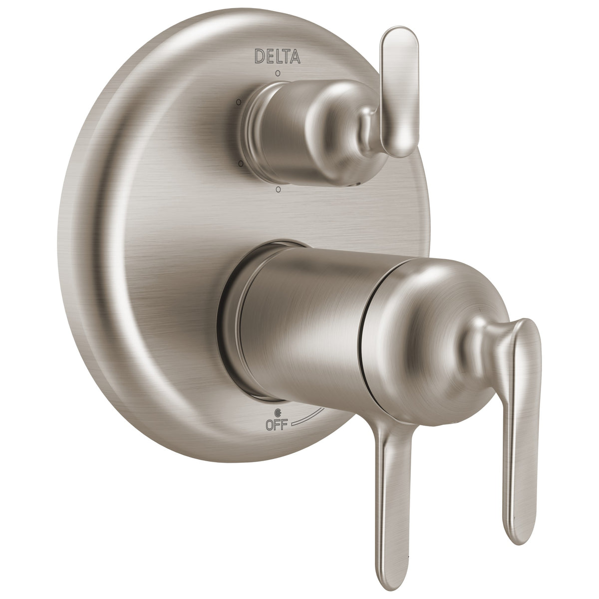 DELTA® T27T945-SS-PR 17T 6-Setting Integrated Diverter Trim, 7.2 gpm Shower, Lumicoat® Stainless