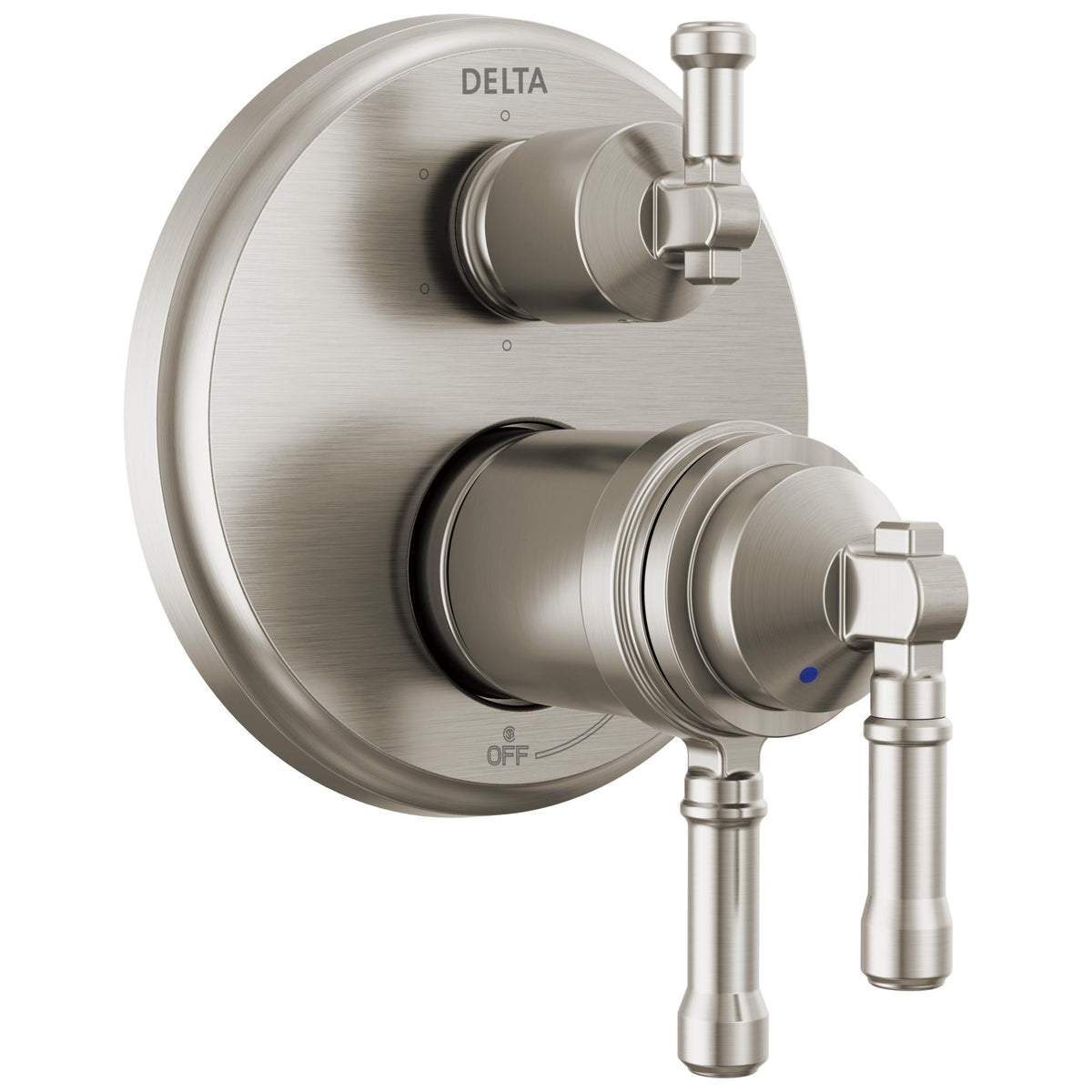 DELTA® T27T984-SS-PR 6-Setting Diverter Trim, 7.2 gpm Valve, Stainless