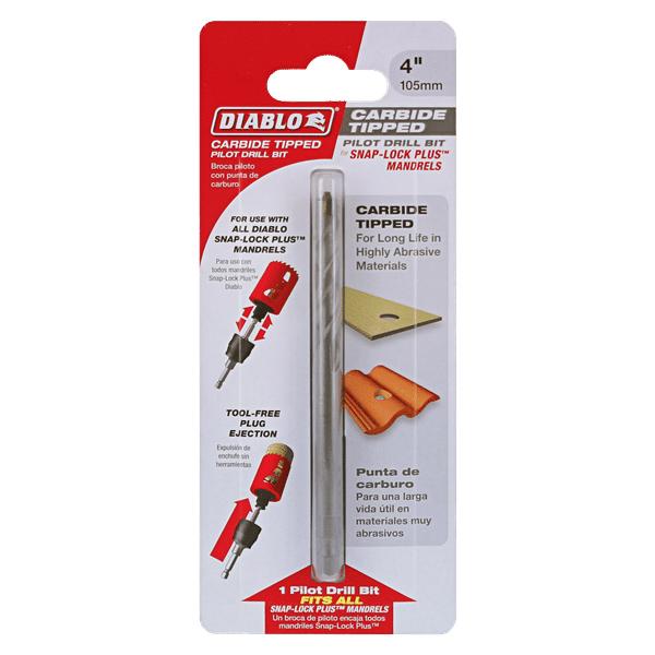 Diablo® DHS4BITCT High Performance Pilot Bit, 1/4 in Shank
