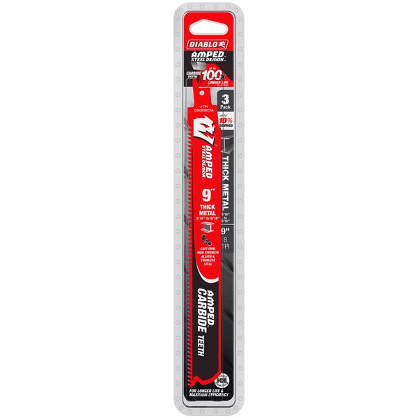 Reciprocating Saw Blade - 9" L - 8 TPI TPI