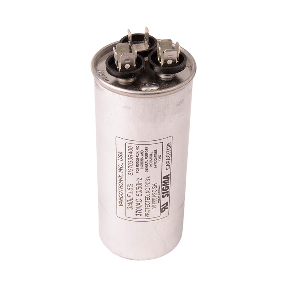 Diversitech 3GR0340 Dual Motor Run Capacitor, 40/3 uF, 370 V AC, Round