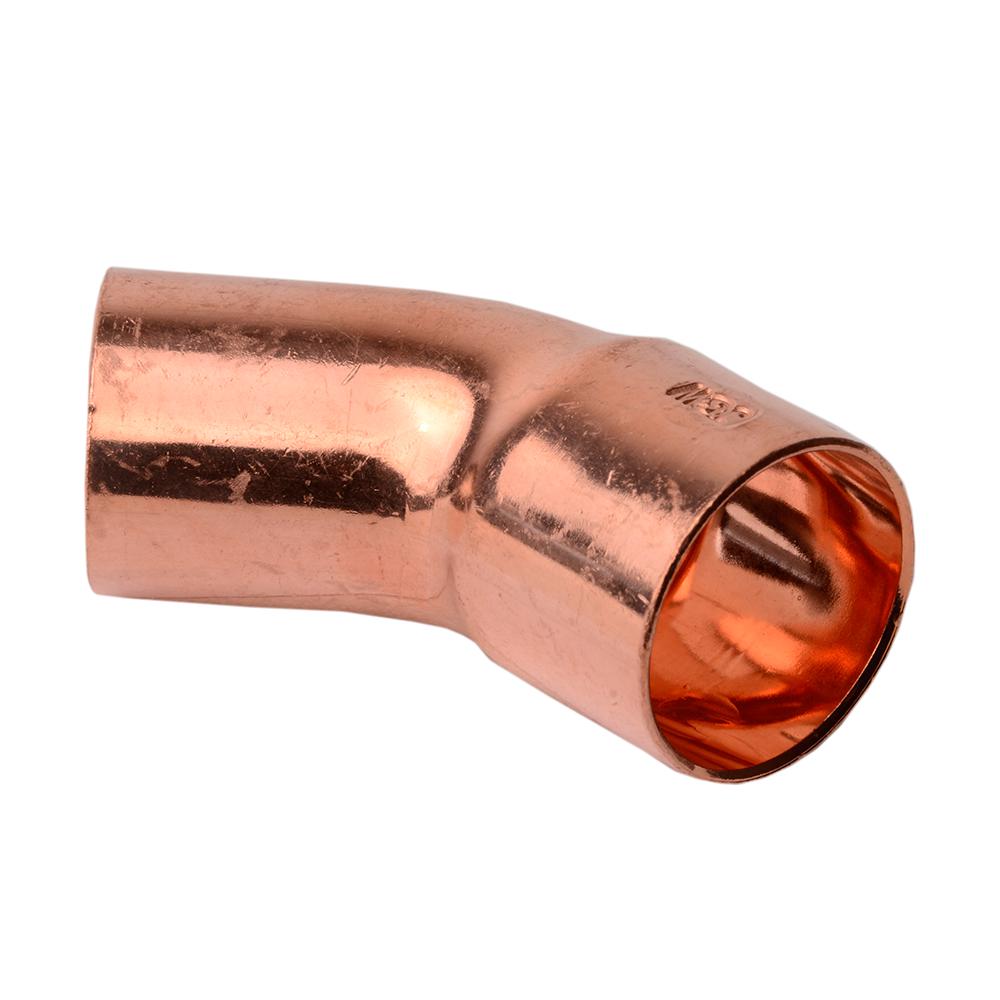 Diversitech C295-0150 Street Elbow, 1-1/8 in OD Nominal, FTG x Solder End Style, Copper, Import