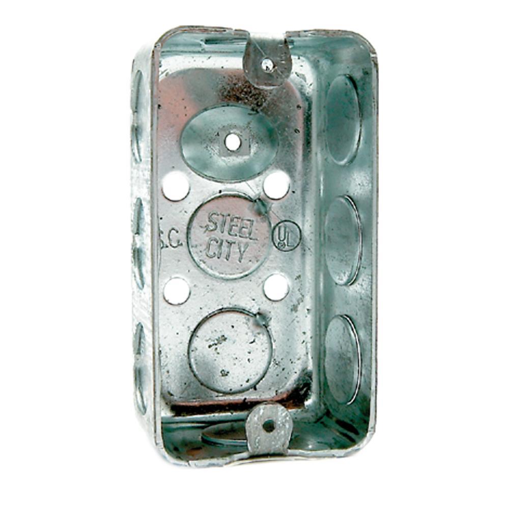 Diversitech 620-200 Standard Electrical Outlet Box, Steel, 1 Knockout