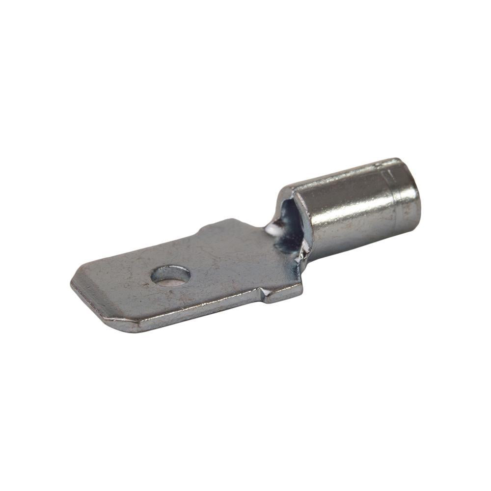 Diversitech 6220CX Non-Insulated Slip-On Solderless Terminal, 16 to 14 AWG Conductor, 1/4 in Tab