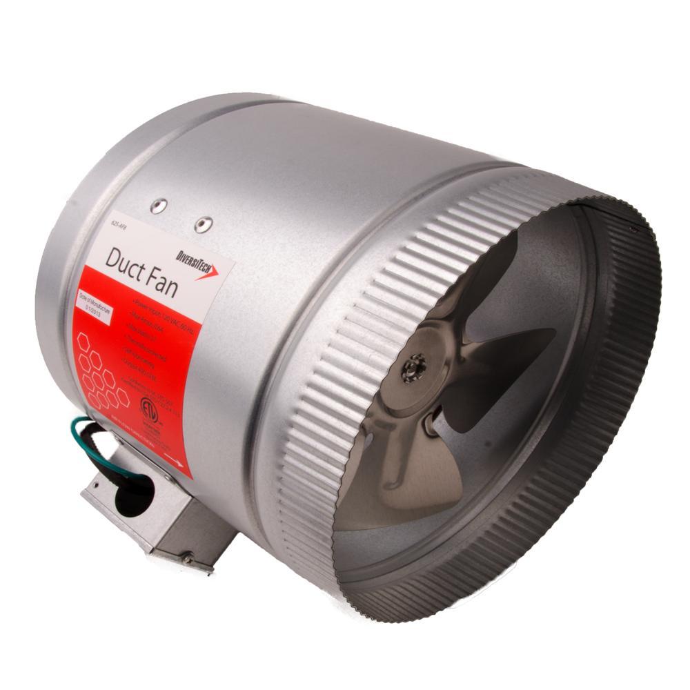 Diversitech 625-AF8 Duct Fan, 120 VAC, 420 cfm Air Flow, Import