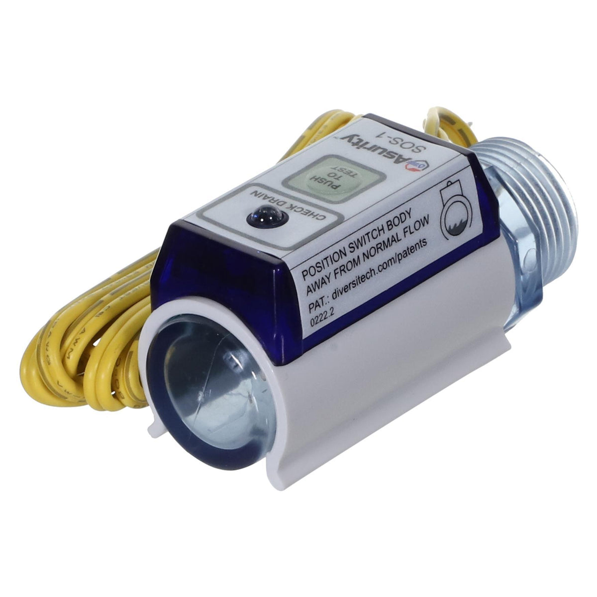 Diversitech SOS-1 Safety Overflow Switch, 24 V AC, 1.25 A, SPST Contact