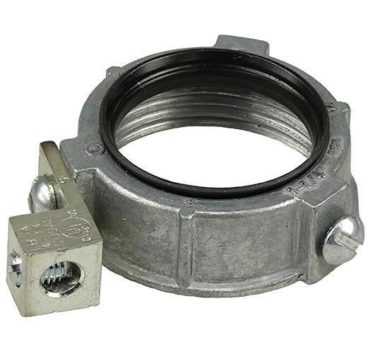 Dottie® GB125 Ground Bushing, 1-1/4 in Trade, 4 AWG Wire Min, 14 AWG Wire Max, Aluminum/Copper