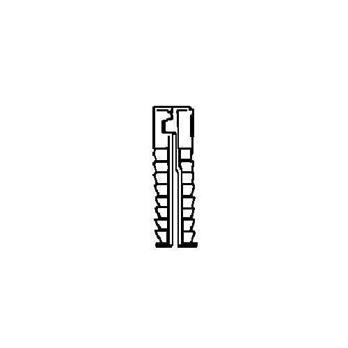 Dottie® HLS516 Short Lag Shield, 1/2 in Dia, 5/16 in Drill, Zamac Metal