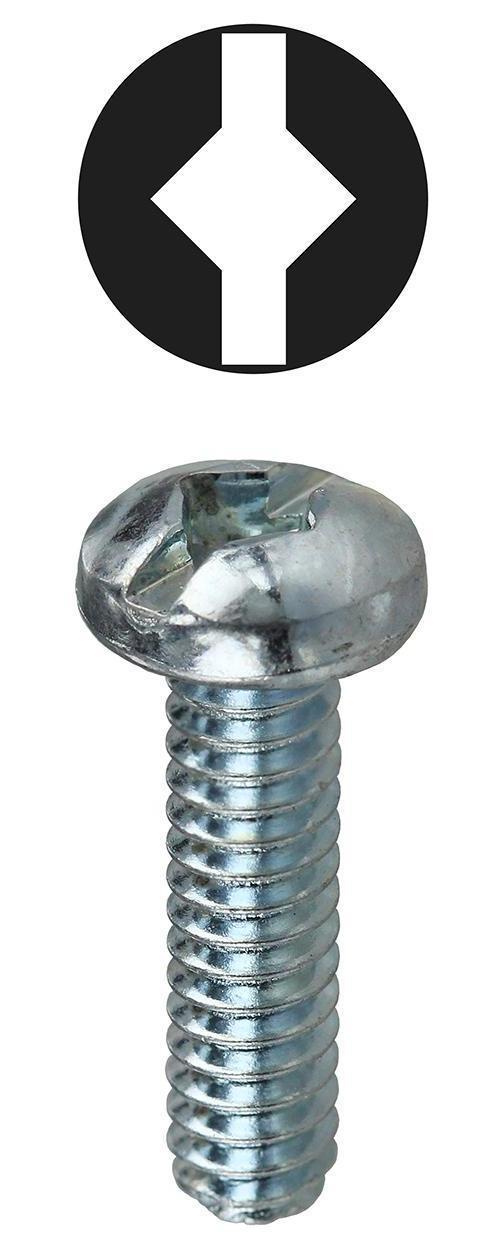 Dottie® 832DS Combination Machine Screw Kit, Steel, Round Head, Slotted/Square Drive, 385 Pieces