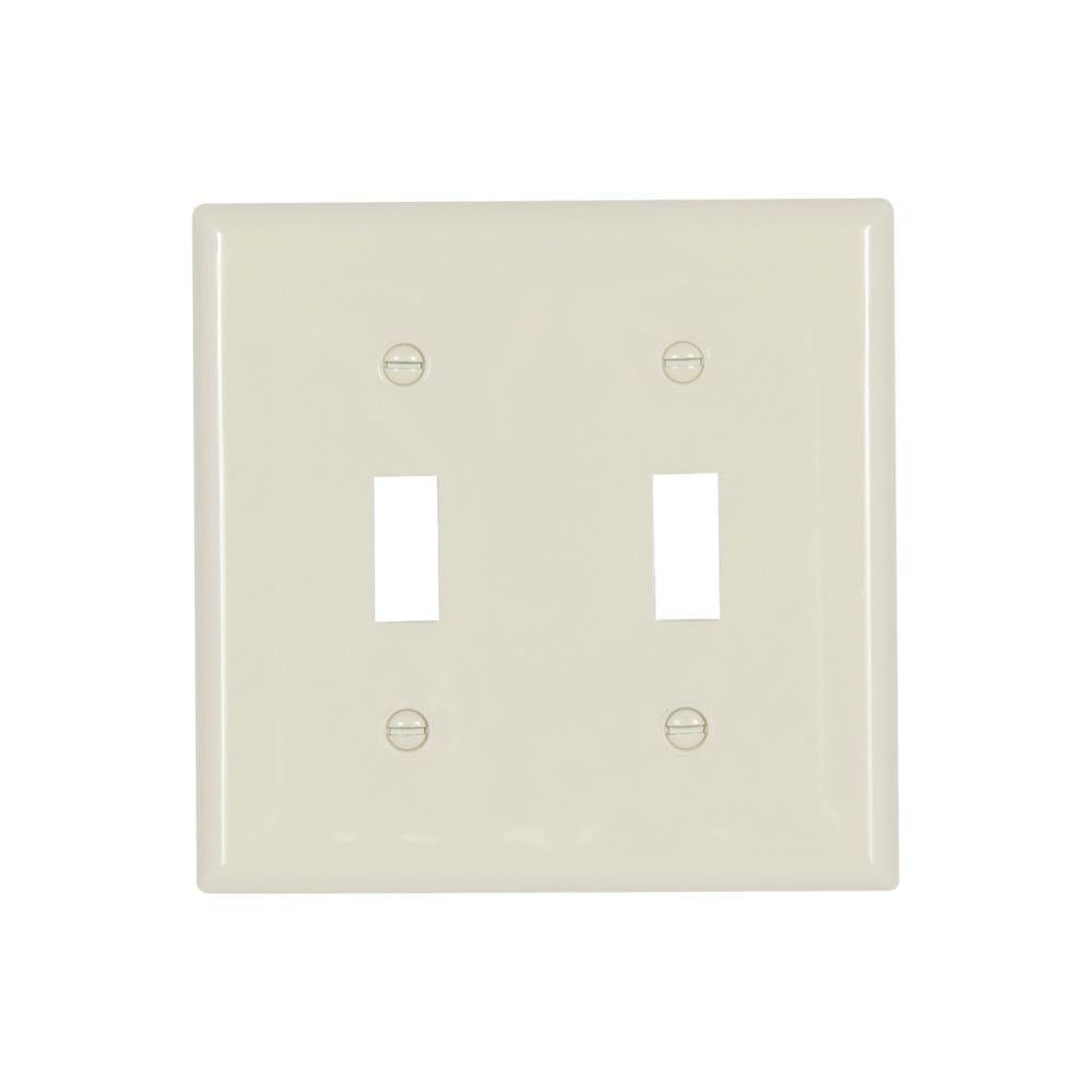 Standard Toggle Switch Wall Plate - 2 Gangs