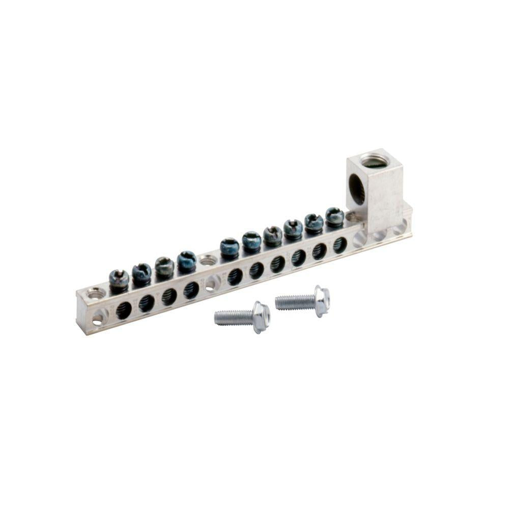 Ground Bar Kit - 5.34" L - Aluminum/Copper