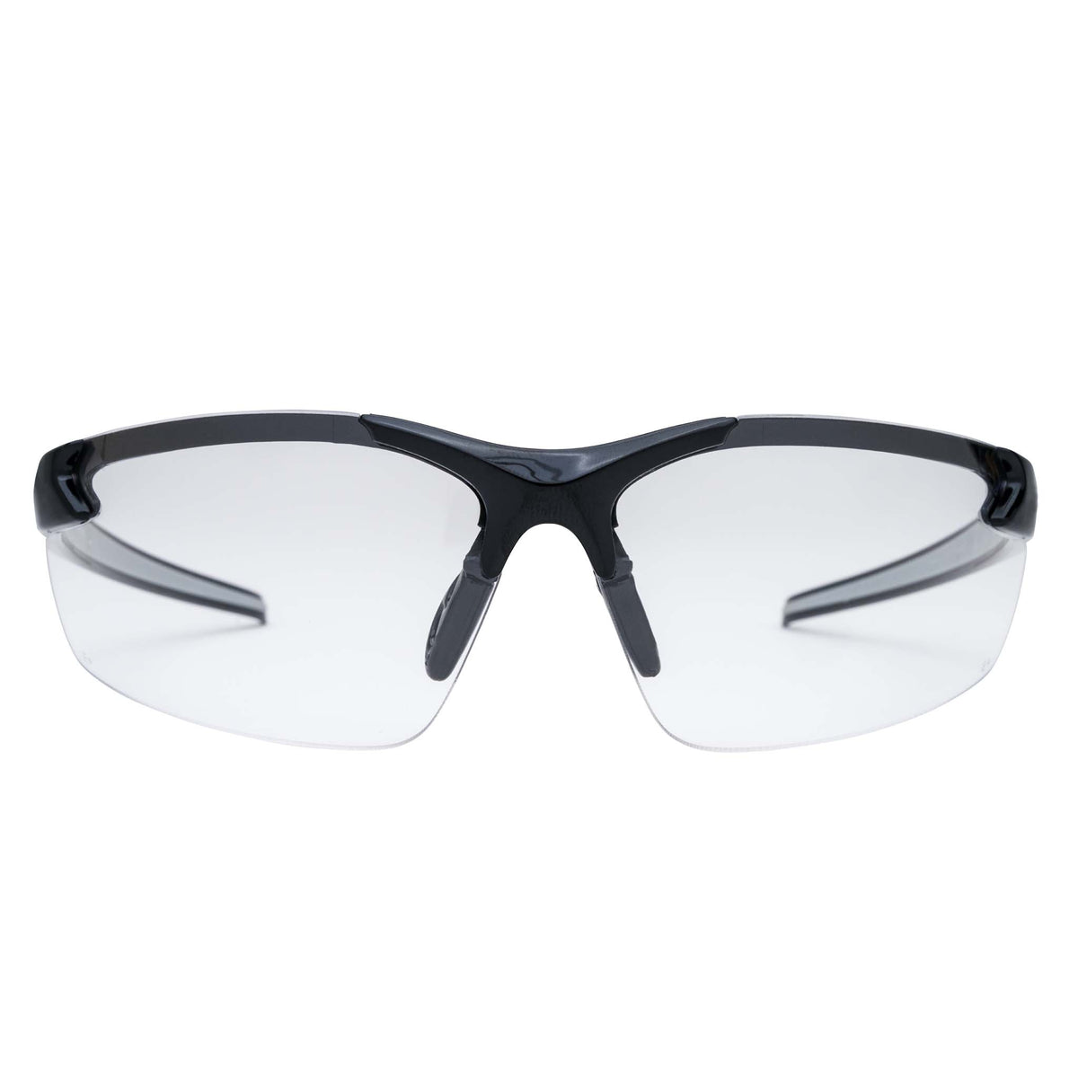 EDGE® DZ111VS-G2 Zorge G2 Vapor Shield Safety Glasses, Anti-Fog/Anti-Scratch/Anti-Static, Clear Lens, Frameless Frame, Black, Nylon Frame, Polycarbonate Lens, CSA Z94.3-15, ANSI/ISEA Z87.1+2015, MCEPS GL-PD 10-12