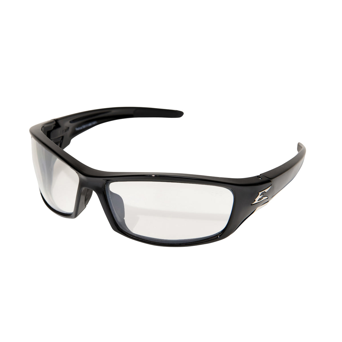 EDGE® SR111VS Reclus Unisex Safety Glasses, Anti-Fog/Anti-Scratch, Clear Lens, Full-Frame Frame, Black, Nylon/Polycarbonate Frame, Polycarbonate Lens, ANSI/ISEA Z87.1+2015, MCEPS GL-PD 10-12