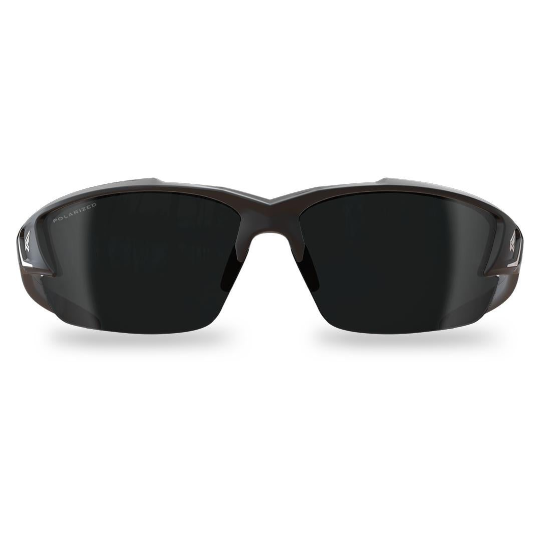 EDGE® TSDK216-G2 Khor G2 Polarized Safety Glasses, Anti-Scratch, Smoke Lens, Frameless Frame, Black, Nylon Frame, Polycarbonate Lens, CSA Z94.3-15, ANSI/ISEA Z87.1+2015, MCEPS GL-PD 10-12