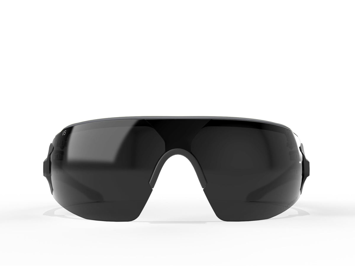 EDGE® TV126VS Taven Vapor Shield Safety Glass, Anti-Fog, Smoke Lens, Black, TPR/PC Frame, Polycarbonate Lens, ANSI Z87.1 -2020