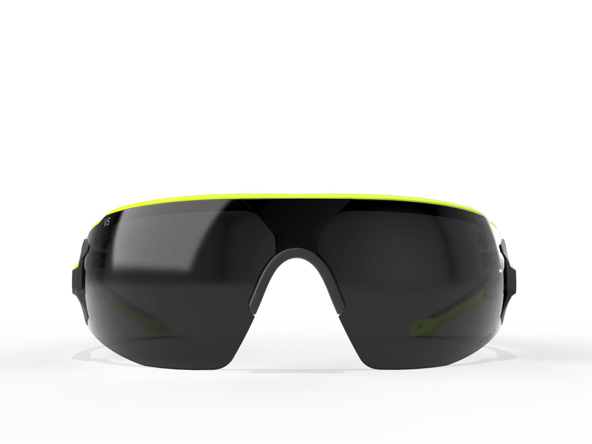 EDGE® TV166VS Taven Vapor Shield Safety Glass, Anti-Fog, Smoke Lens, Black, TPR/PC Frame, Polycarbonate Lens, ANSI Z87.1 -2020