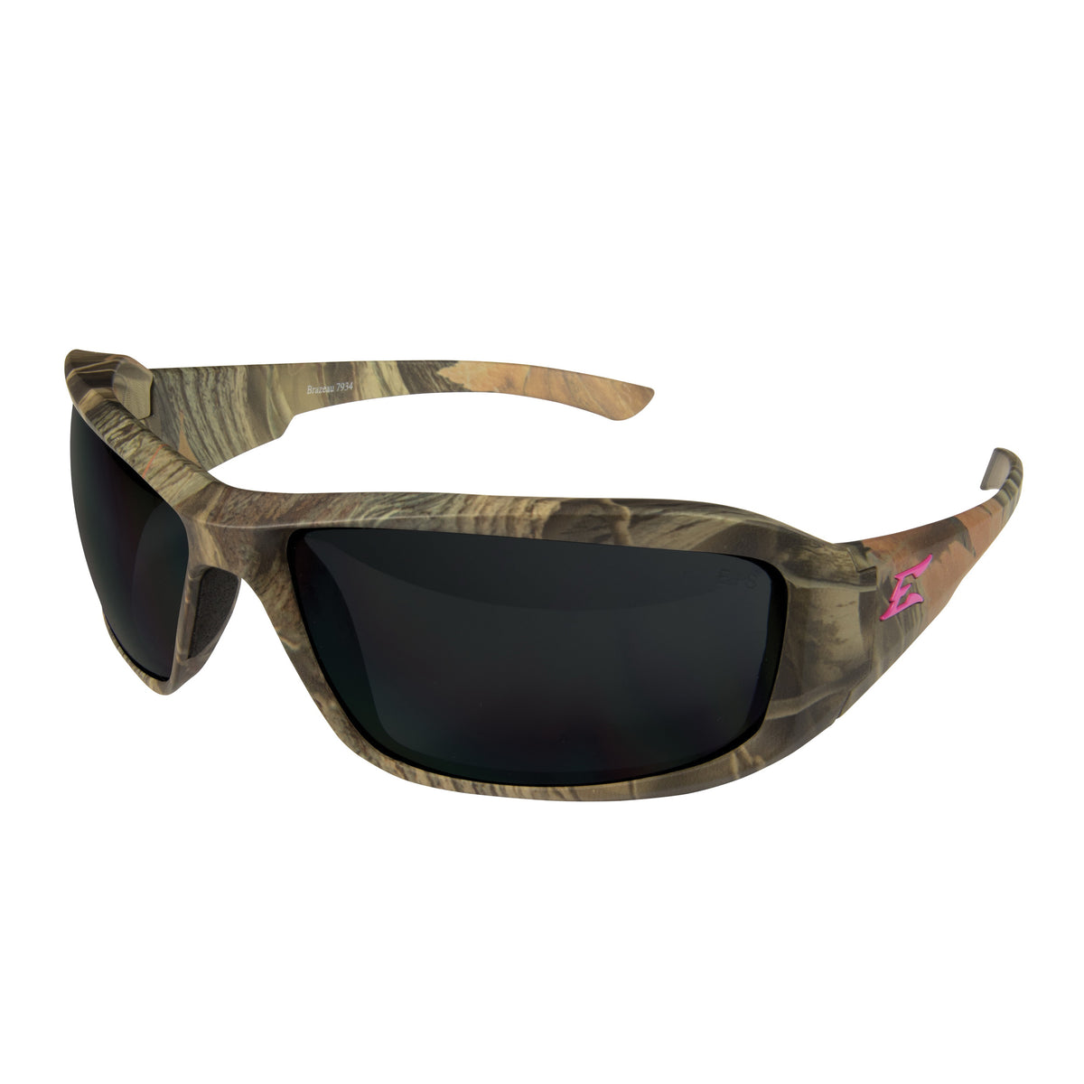 Brazeau - Safety Glasses with Pink E Logo - Anti-Scratch