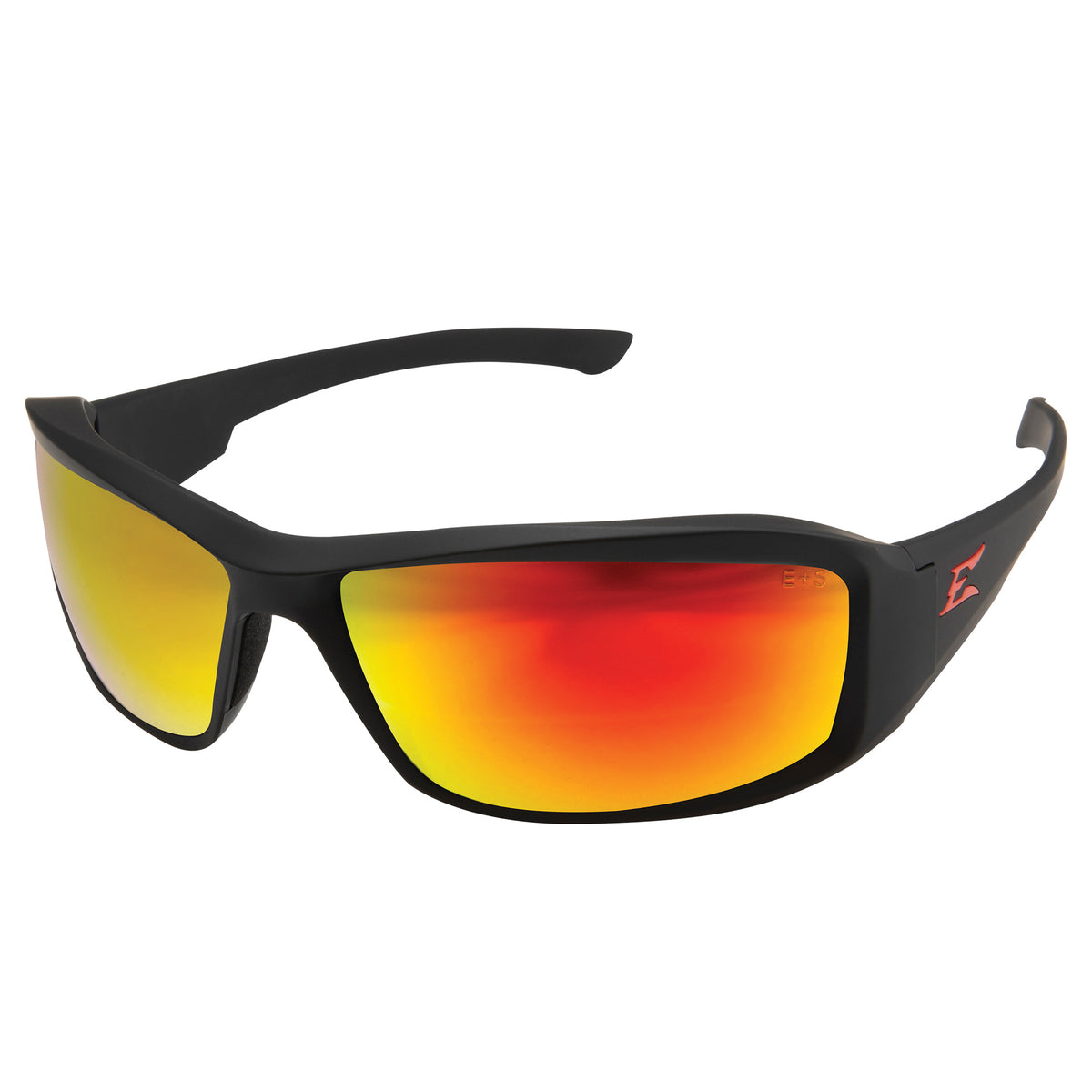 EDGE® TXBAP239 Ossa Polarized Safety Glasses, Anti-Scratch, Smoke Lens, Black, ANSI/ISEA Z87.1+2015, MCEPS GL-PD 10-12