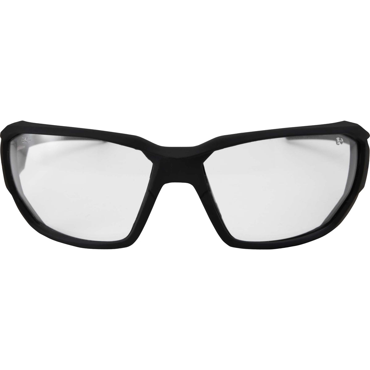 EDGE® XD411 Dawson Safety Glasses, Anti-Scratch, Clear Lens, Full-Frame Frame, Black, Nylon/Polycarbonate/Thermoplastic Rubber Frame, Polycarbonate Lens, CSA/ANSI/ISEA/MCEPS Compliant