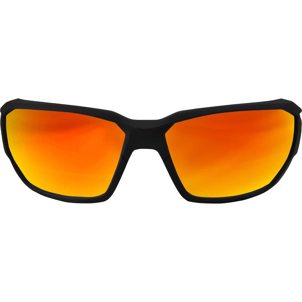EDGE® XDAP419 Dawson Safety Glasses, Anti-Scratch, Aqua Precision Red Mirror Lens, Full-Frame Frame, Black, Nylon/Polycarbonate/Thermoplastic Rubber Frame, Polycarbonate Lens, CSA/ANSI/ISEA/MCEPS Compliant