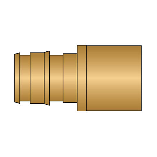 1/2 E-PEX X 1/2 F/SWT BRS ADPT