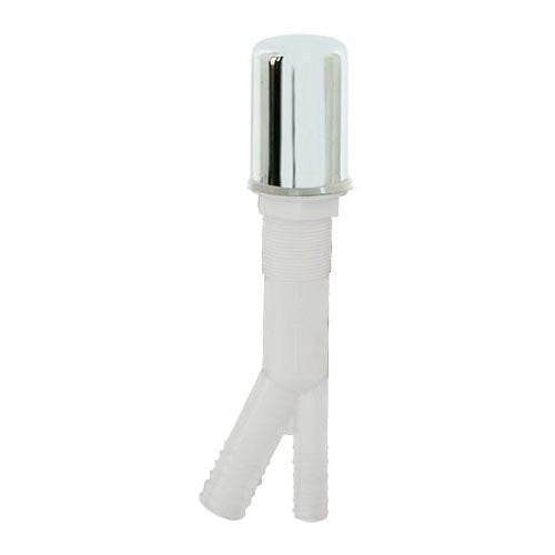 EZ-FLO® 60421 Economy Dishwasher Air Gap With Chrome Plated Cap, For Use With Dishwasher and Disposer Installation, Plastic