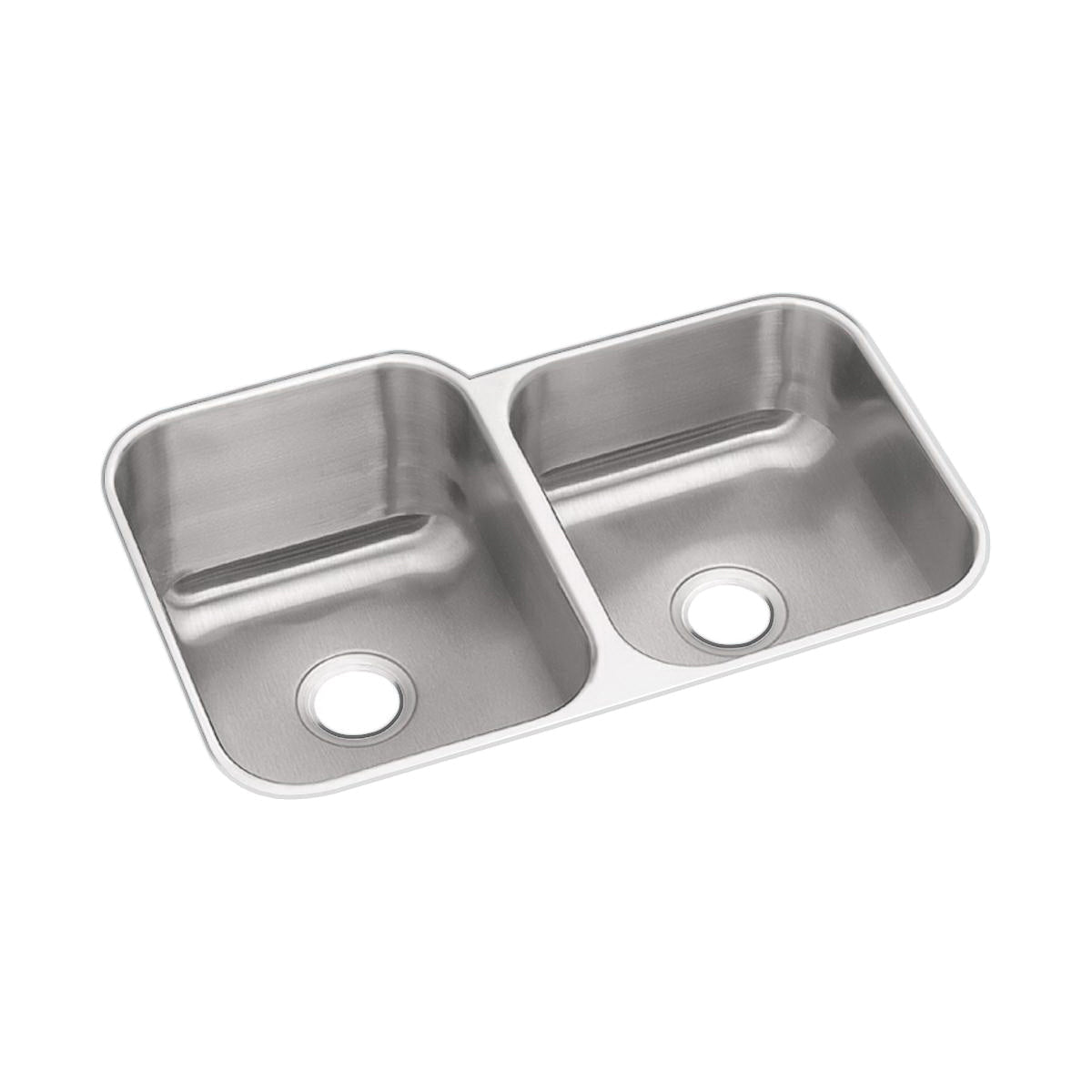 Dayton - 31-3/4" Offset Kitchen Sink - Double Bowl