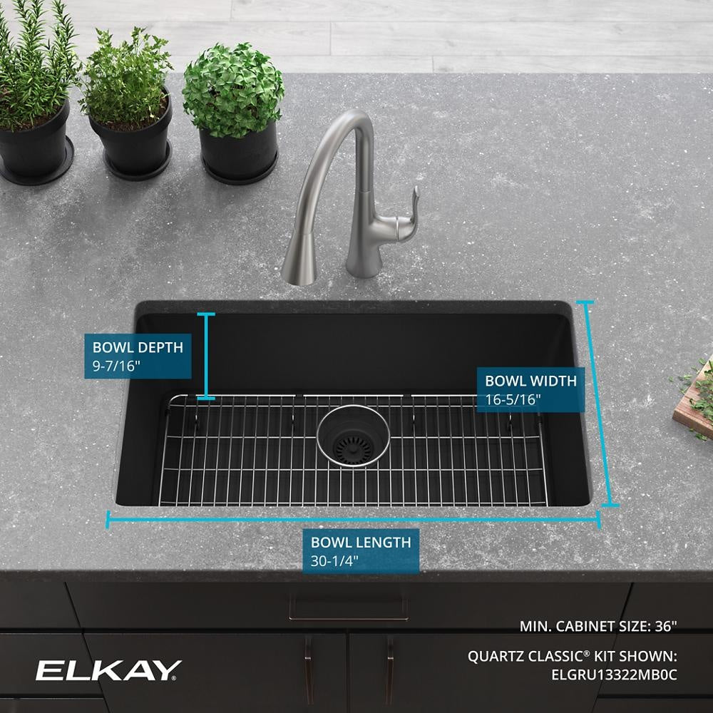 Quartz Classic - Transitional Sink with Aqua Divide