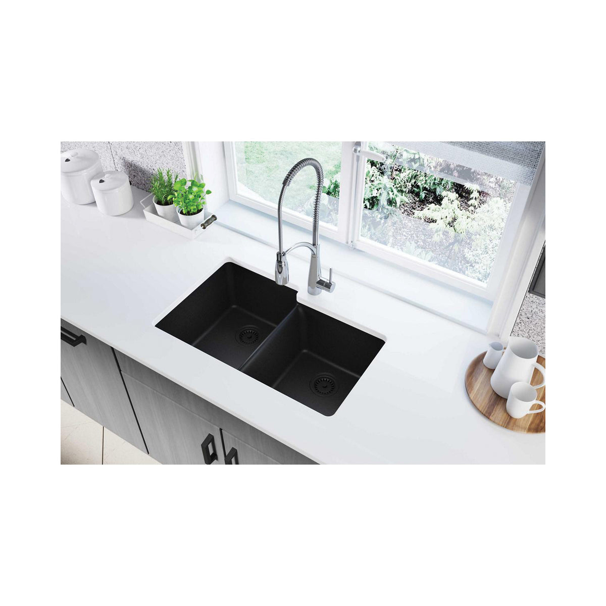 Elkay® ELGU250RBK0 Offset Kitchen Sink