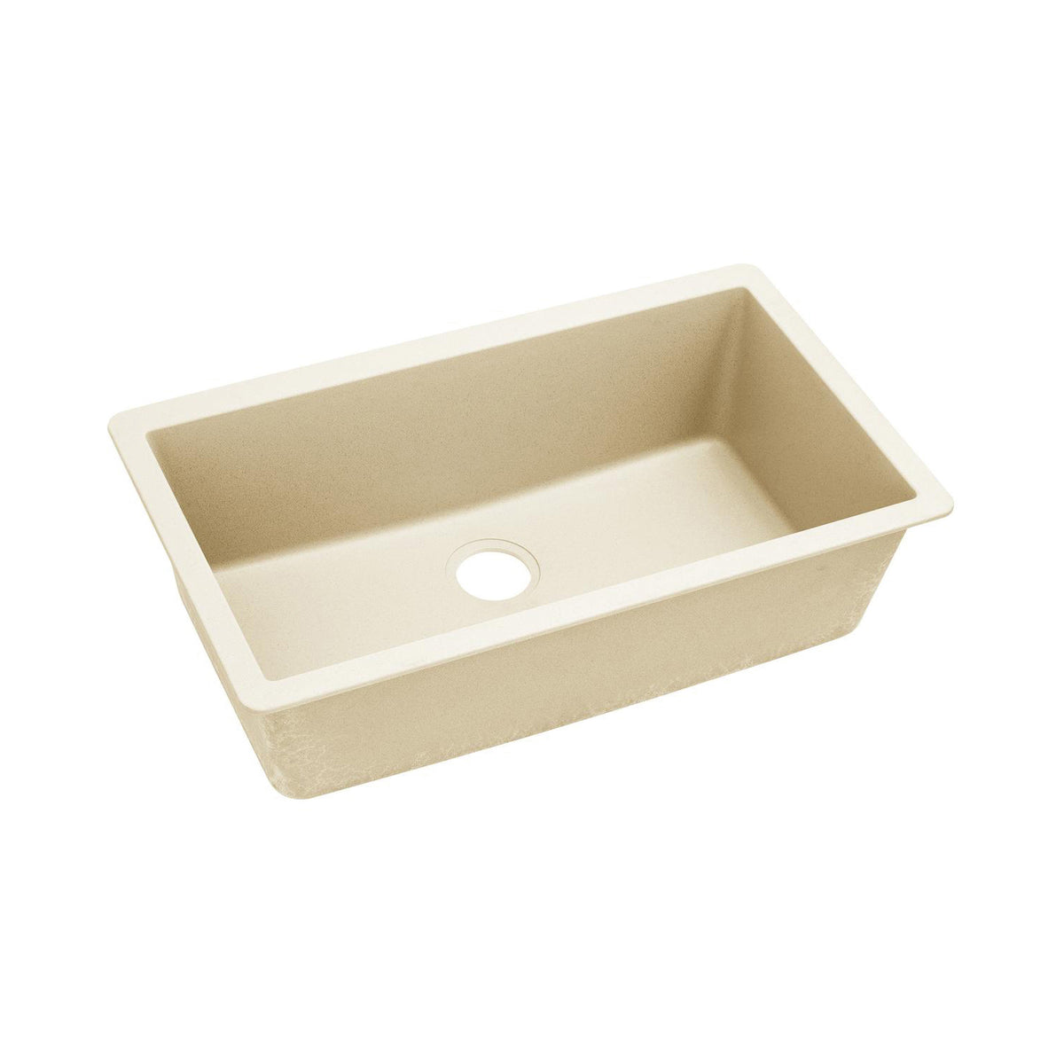 Quartz Luxe - 33" Traditional Kitchen Sink - Parchment