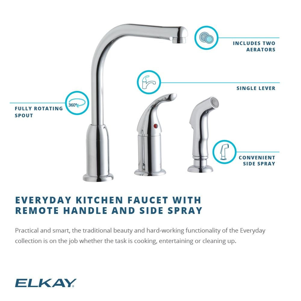 Everyday - Kitchen Faucet - 8" - Deck Mount