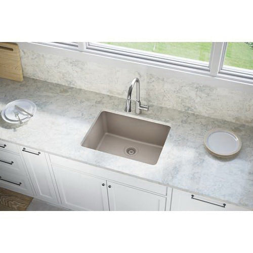 3-1/2" Drain Fitting - Polymer - Silver
