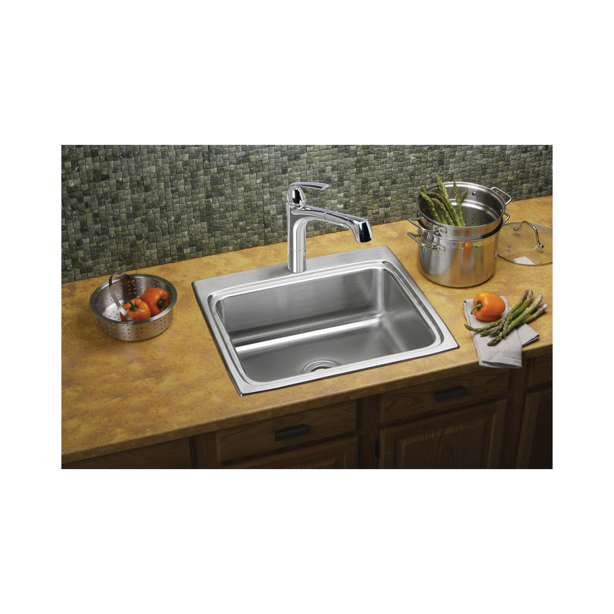Lustertone Classic - 25" Kitchen Sink - Drop-in